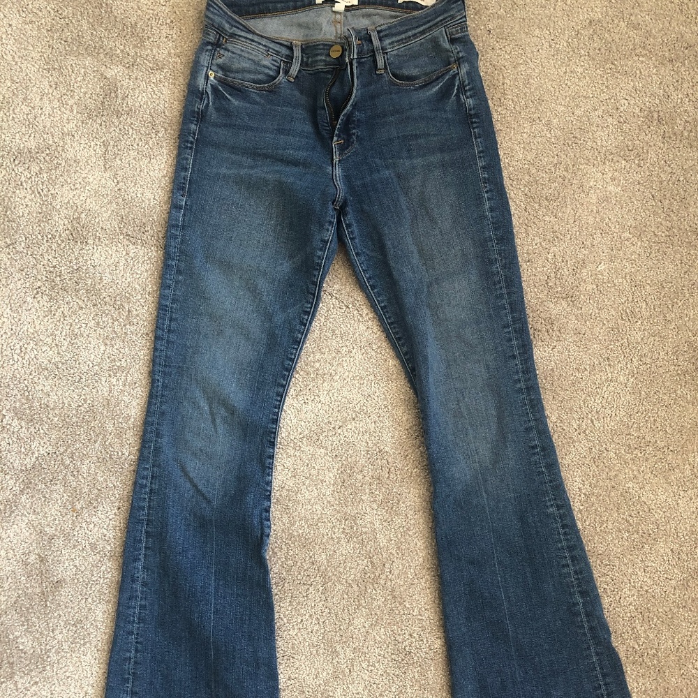 Frame Denim Le High Flare bottoms sz 26